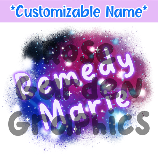 Space Mama's Girl Custom Name PNG ($5 per name file)