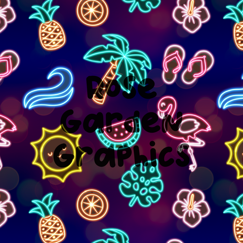 Summer Glow Seamless Image – Rose Garden Graphics