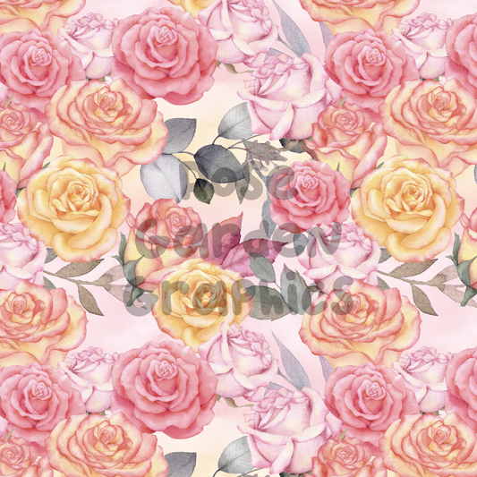 Vintage Roses Seamless Image