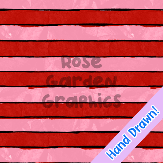 Acuarela Rayas Corazones San Valentín Imagen Transparente