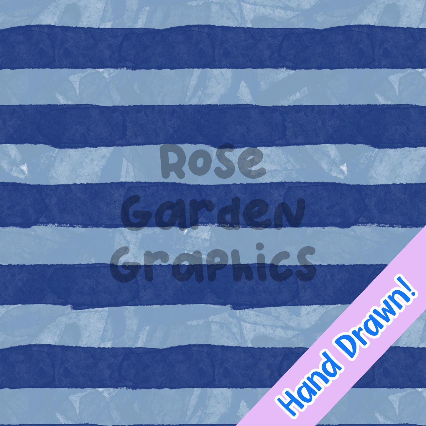 Acuarela Rayas Invierno Blues Imagen Transparente