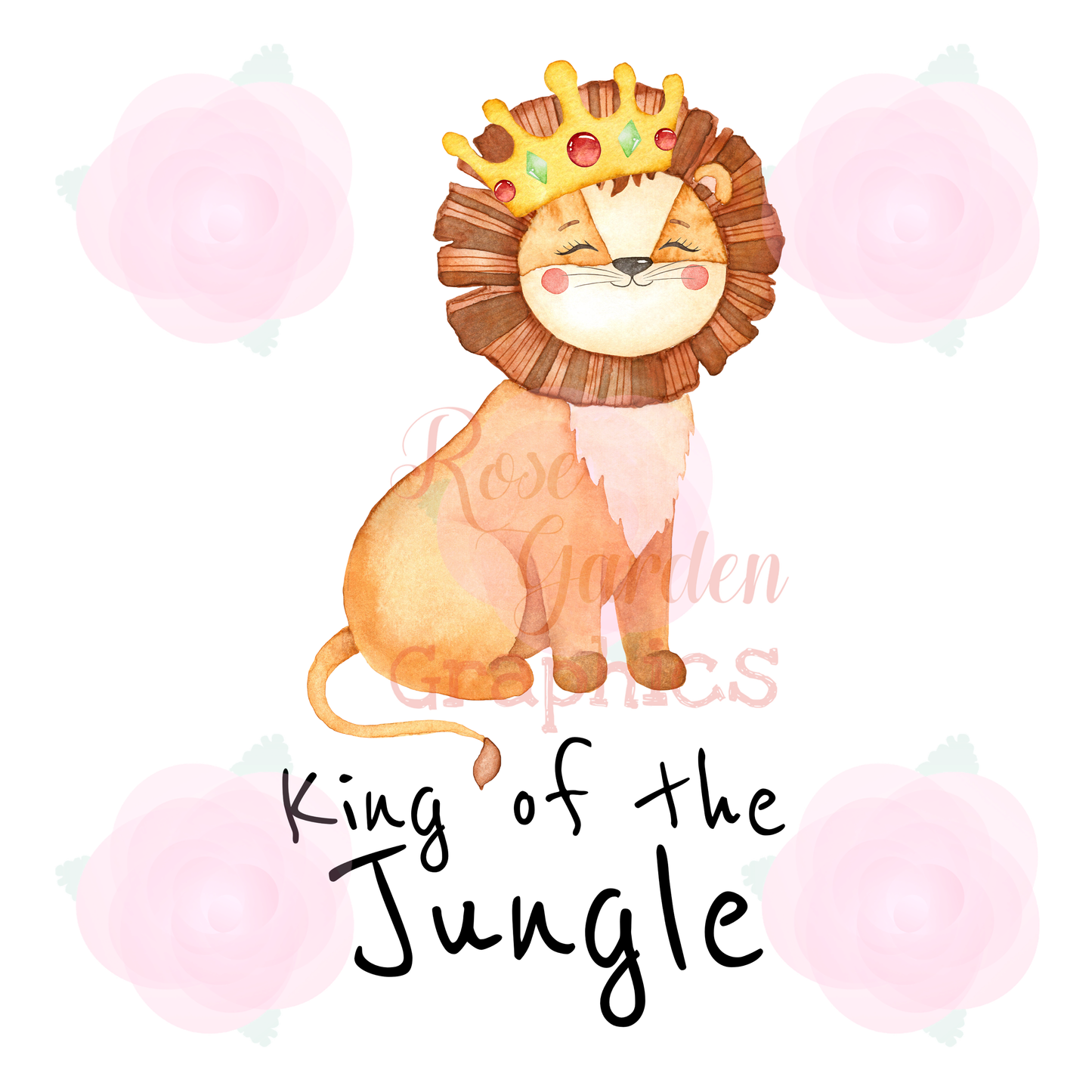 Zoo Animals "King of the Jungle" PNG